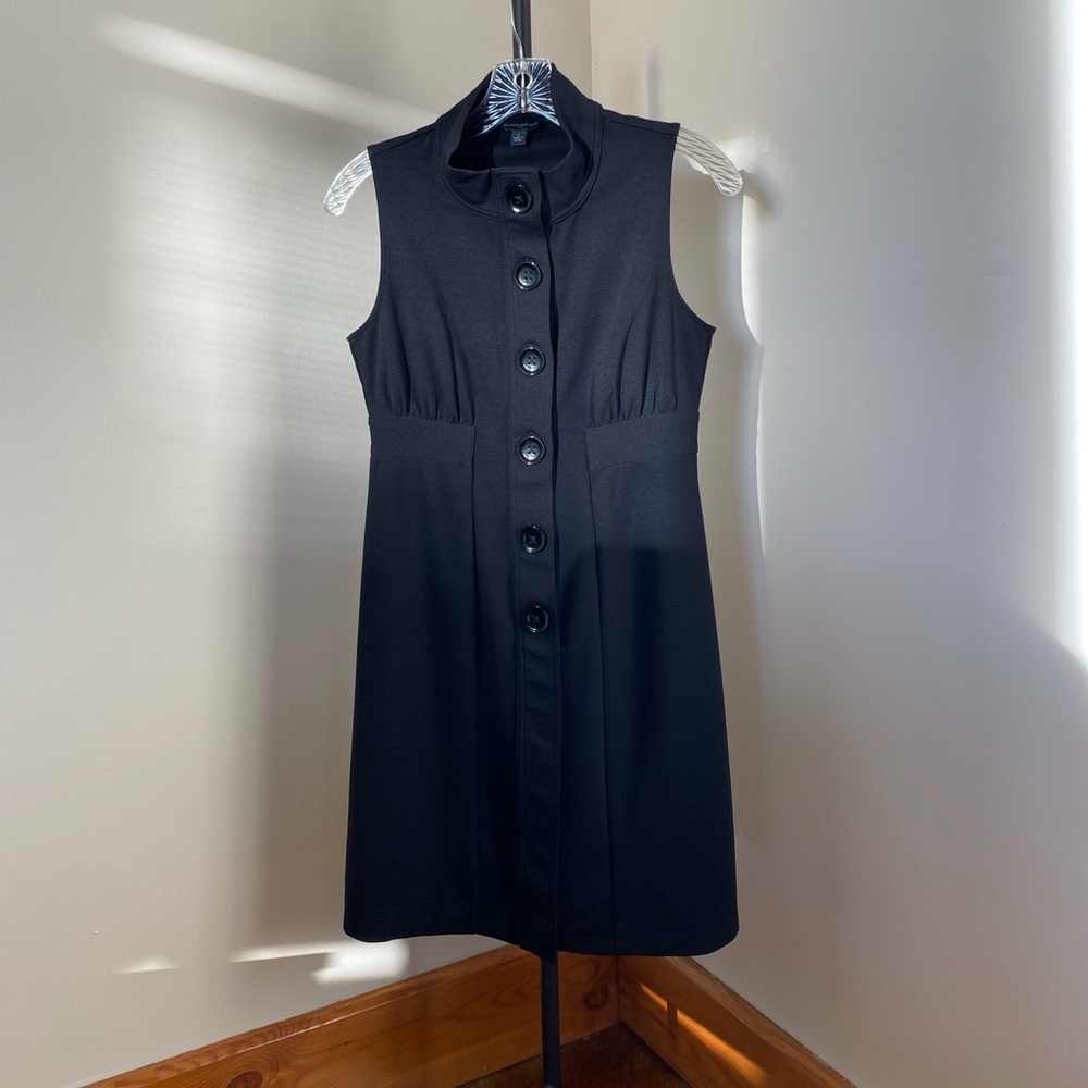 White House Black Market Sleeveless Dress Black 2 - Picture 12 of 12